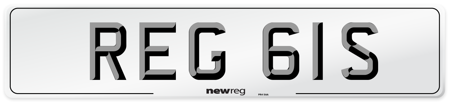 REG 61S Number Plate from New Reg
